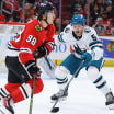 San Jose Sharks Chicago Blackhawks game recap October 17