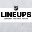 Projected lineups, starting goalies for today 