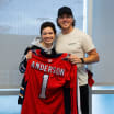 Washington Capitals TJ Oshie invites young fan to practice for Make A Wish