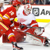 Detroit Red Wings Calgary Flames game recap February 1