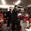 Lane Hutson en visite à son alma mater