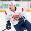 Brad Marchand practices with Florida Panthers in Boston