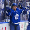 William Nylander scoring in Styles for Toronto in NHL playoffs