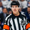 NHL referee Chris Rooney cut by high stick in Panthers Maple Leafs Game 7