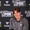 Victor Eklund Anton Frondell Sweden teammates at NHL Scouting Combine