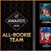 2024-25 NHL All-Rookie Team