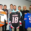 Adam Sandler tour Buffalo Sabres jerseys