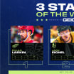 Dylan Larkin Jack Eichel Scott Wedgewood named NHL 3 Stars of Week October 20 2025