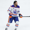 Edmonton Oilers Adam Henrique celebrates 1000 NHL games