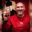 Alex Ovechkin floss holder figurine giveaway for game against Anaheim Ducks