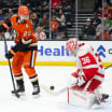 Leo Carlsson tuvo una gran noche ante John Gibson en triunfo de Ducks sobre Red Wings