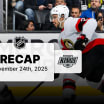 Ottawa Senators Los Angeles Kings game recap November 24 2025