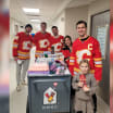 Calgary Flames volunteer at Ronald McDonald House