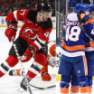 NHL writer Dan Rosen attends Devils Islanders Rangers tripleheader in one day