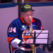 WWII veteran US national anthem New York Islanders