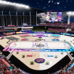 NHL rendering of loanDepot park design for Winter Classic
