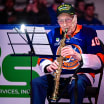 WWII veteran US national anthem New York Islanders
