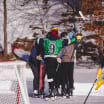 Inside the Islanders Day Playing Pond Hockey at Lee's House