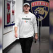 Matthew Tkachuk wears Miami Hurricanes football outfit