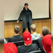 Jack Eichel visits Boston University