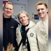 Matthew Brady Tkachuk meet up with Ilia Malinin