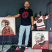 No Paint, No Stain: Caniac Creates Art With Unique Flair