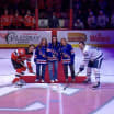 New Jersey Devils honor Team USA women gold medal puck drop