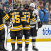 Boston Bruins shake hands Kings Anze Kopitar in last meeting 
