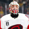 Carolina Hurricanes starting goalie Game 5 of Stanley Cup Final