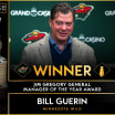 Minnesota Wild Bill Guerin NHL Jim Gregory General Manager of Year