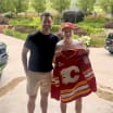 Todd Simpson surprises Joe Iginla with draft jersey