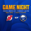 buffalo sabres vs new jersey devils game night march 29 2024 how to watch players to watch