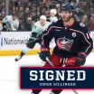 blue jackets sign owen sillinger to two way contract