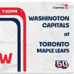 Caps Take to Road in Toronto