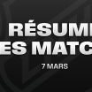 Résumé matchs LNH 7 mars