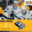 GAME DAY: Mammoth vs. Preds, October 11