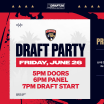 Florida Panthers to Host 2026 NHL Draft Watch Party at Baptist Health IcePlex on Friday, June 26