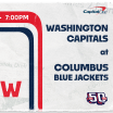 Caps Clash with Columbus