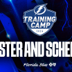 Lightning announce roster & schedule for training camp