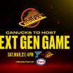 CANUCKS TO HOST NEXT GEN GAME, PRESENTED BY ESSO, ON MARCH 21