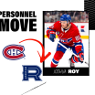 Joshua Roy loaned to the Laval Rocket
