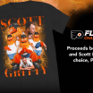 Scott Laughton and Gritty team up with Flyers Charities for exclusive t-shirt following viral TikTok