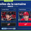 Hellebuyck, Staal et Kane sont les trois étoiles de la semaine