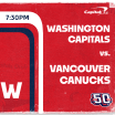 Caps Host Canucks