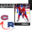 Florian Xhekaj rappelé du Rocket de Laval