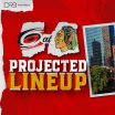 Projected Lineup: April 9 at Chicago