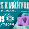 San Jose Sharks celebrate Bay Area Unite with the Golden State Valkyries