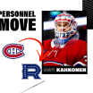 Kaapo Kahkonen loaned to the Laval Rocket