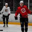 Tkachuk practices in non-contact jersey