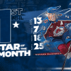 MacKinnon NHL's First Star of the Month